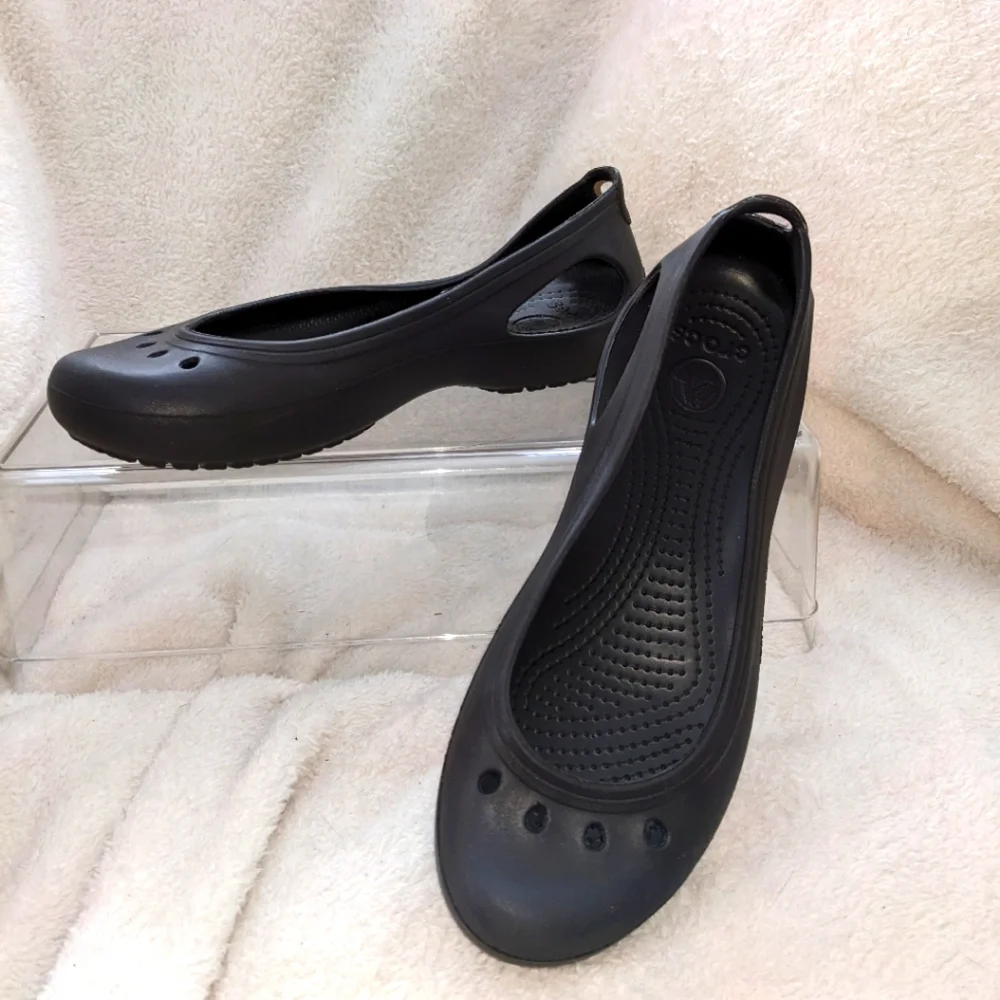 Women's CROCS | Kadee brown flats | size‎ 7